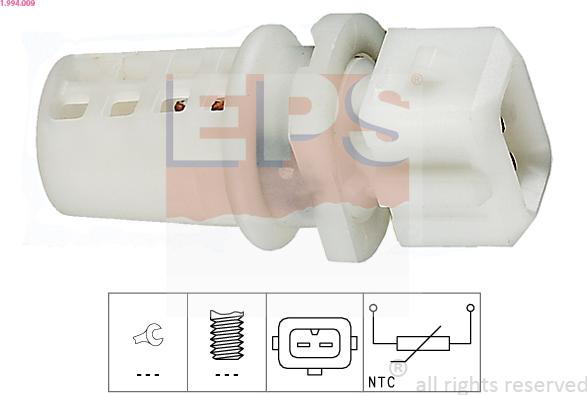 EPS 1.994.009 - Sensore, Temperatura aria aspirata autozon.pro