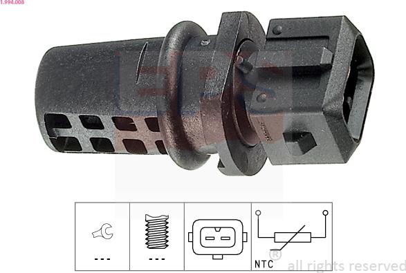 EPS 1.994.008 - Sensore, Temperatura aria aspirata autozon.pro