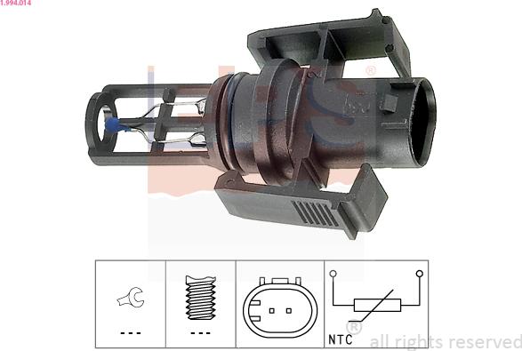 EPS 1.994.014 - Sensore, Temperatura aria aspirata autozon.pro