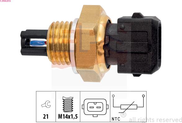 EPS 1.994.015 - Sensore, Temperatura aria aspirata autozon.pro