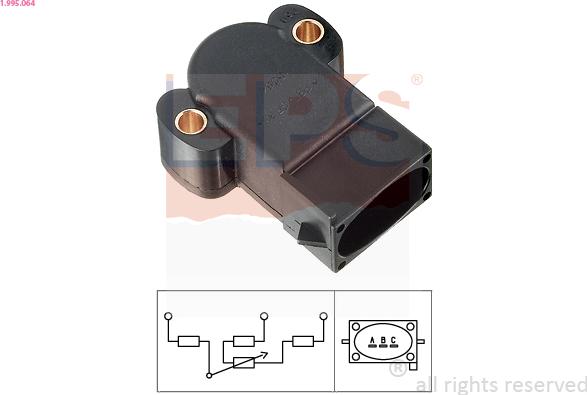 EPS 1.995.064 - Sensore, Regolazione valvola farfalla autozon.pro