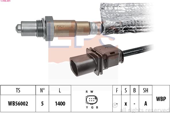 EPS 1.998.491 - Sonda lambda autozon.pro