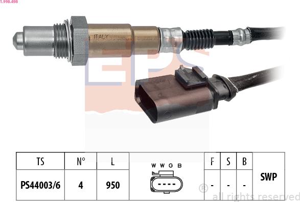 EPS 1.998.498 - Sonda lambda autozon.pro