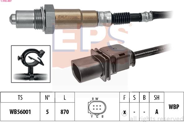 EPS 1.998.497 - Sonda lambda autozon.pro