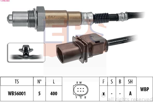 EPS 1.998.403 - Sonda lambda autozon.pro