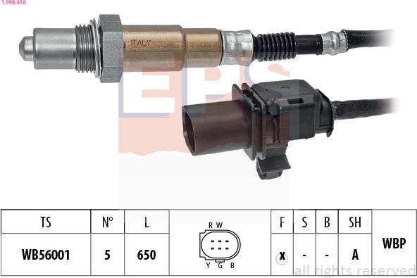 EPS 1.998.416 - Sonda lambda autozon.pro