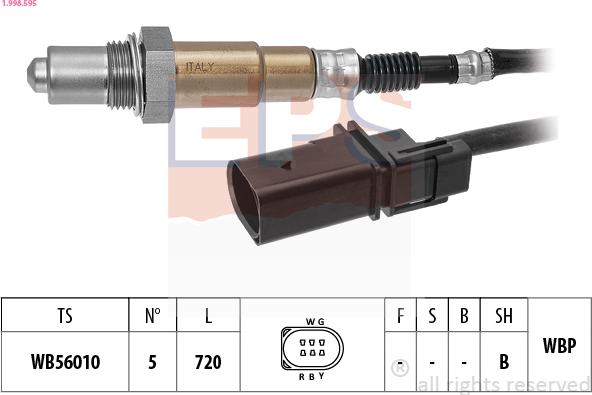 EPS 1.998.595 - Sonda lambda autozon.pro