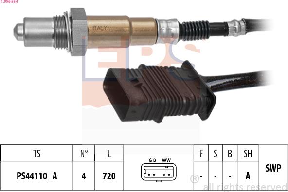 EPS 1.998.554 - Sonda lambda autozon.pro