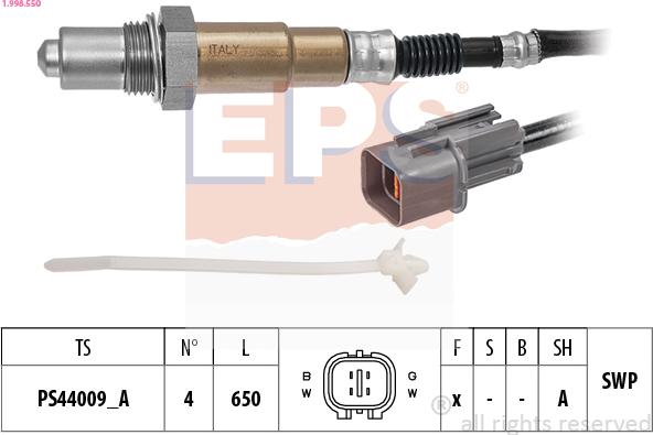 EPS 1.998.550 - Sonda lambda autozon.pro