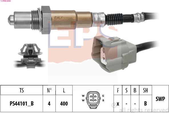 EPS 1.998.564 - Sonda lambda autozon.pro