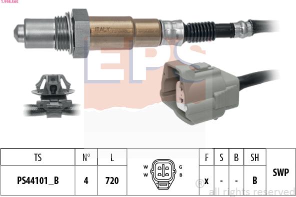 EPS 1.998.565 - Sonda lambda autozon.pro