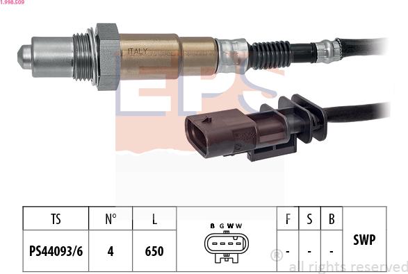 EPS 1.998.509 - Sonda lambda autozon.pro