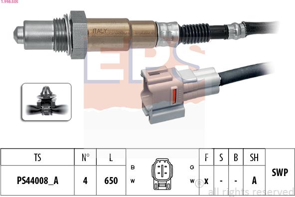 EPS 1.998.505 - Sonda lambda autozon.pro