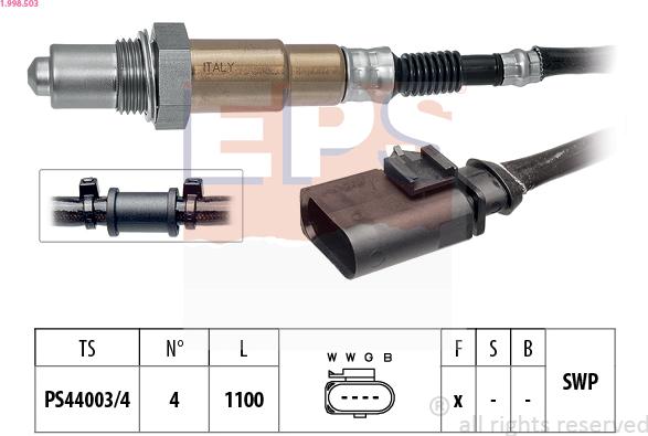 EPS 1.998.503 - Sonda lambda autozon.pro