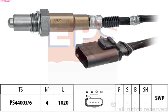 EPS 1.998.507 - Sonda lambda autozon.pro