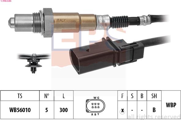 EPS 1.998.586 - Sonda lambda autozon.pro