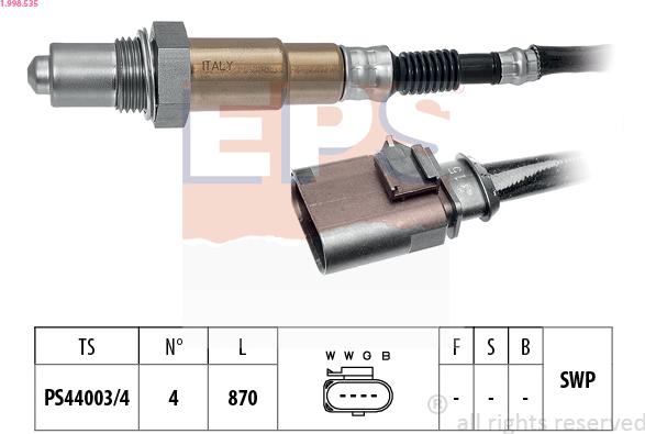 EPS 1.998.535 - Sonda lambda autozon.pro