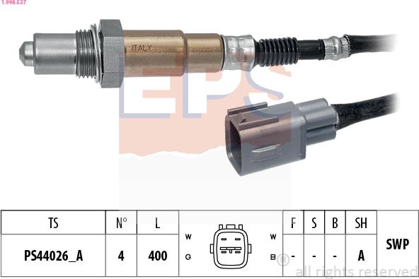 EPS 1.998.537 - Sonda lambda autozon.pro