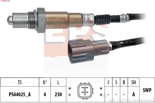 EPS 1.998.524 - Sonda lambda autozon.pro