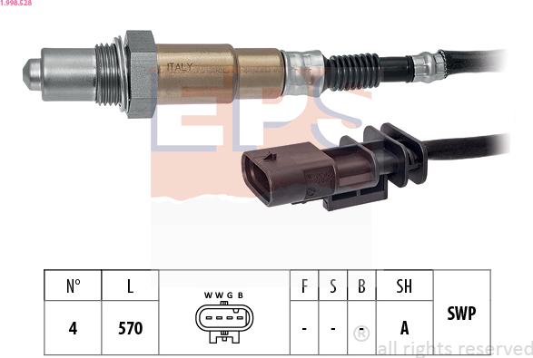 EPS 1.998.528 - Sonda lambda autozon.pro