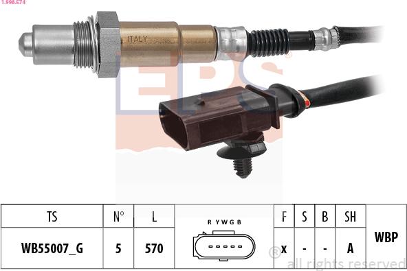 EPS 1.998.574 - Sonda lambda autozon.pro