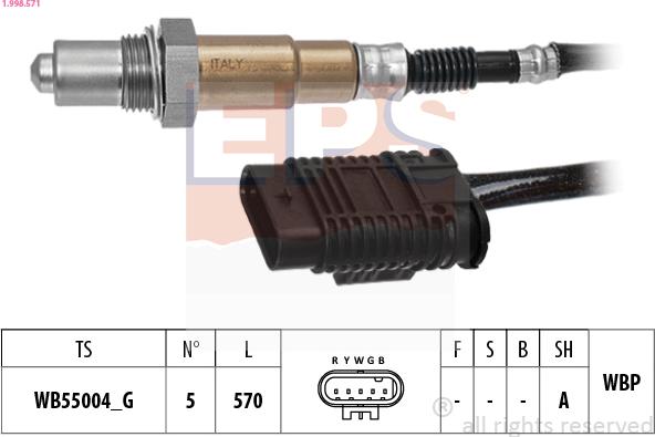 EPS 1.998.571 - Sonda lambda autozon.pro