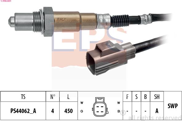 EPS 1.998.601 - Sonda lambda autozon.pro