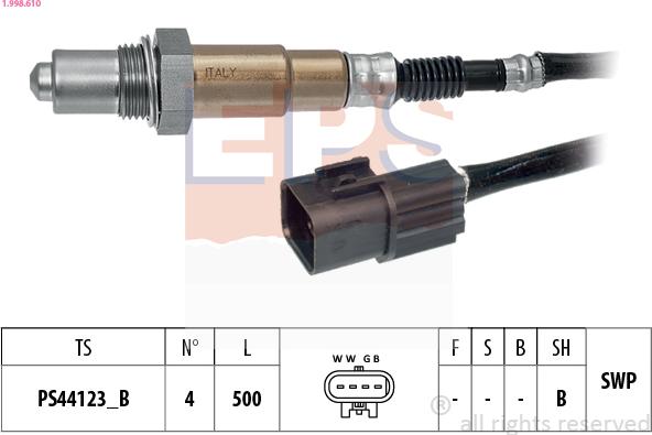 EPS 1.998.610 - Sonda lambda autozon.pro