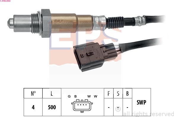 EPS 1.998.094 - Sonda lambda autozon.pro