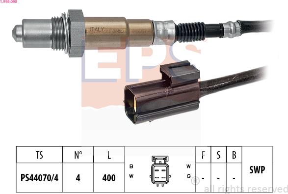 EPS 1.998.098 - Sonda lambda autozon.pro