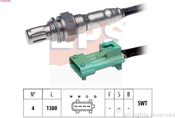 EPS 1.998.069 - Sonda lambda autozon.pro