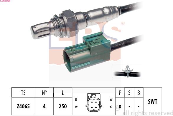 EPS 1.998.004 - Sonda lambda autozon.pro