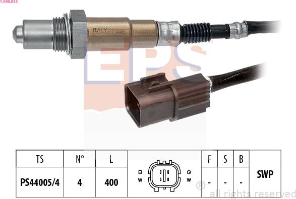 EPS 1.998.014 - Sonda lambda autozon.pro