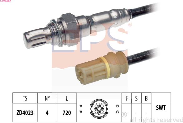 EPS 1.998.087 - Sonda lambda autozon.pro