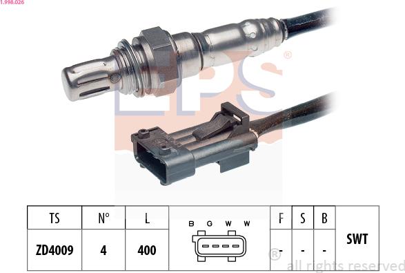 EPS 1.998.026 - Sonda lambda autozon.pro