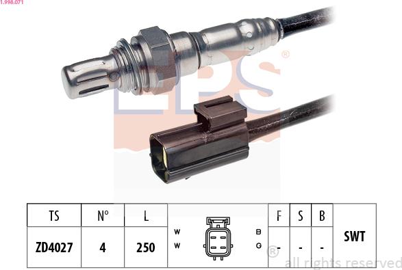 EPS 1.998.071 - Sonda lambda autozon.pro