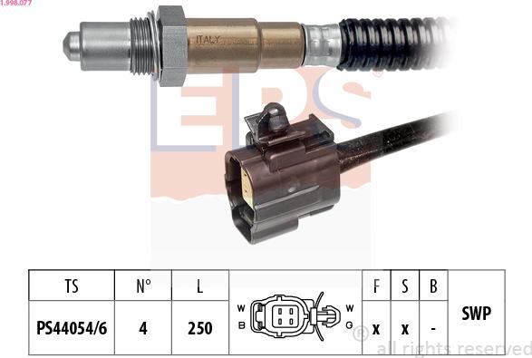 EPS 1.998.077 - Sonda lambda autozon.pro