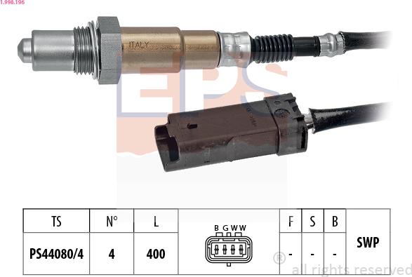 EPS 1.998.196 - Sonda lambda autozon.pro