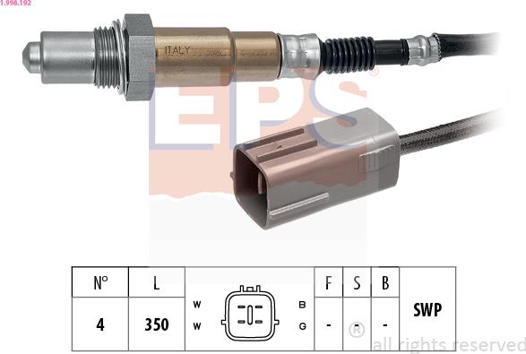 EPS 1.998.192 - Sonda lambda autozon.pro