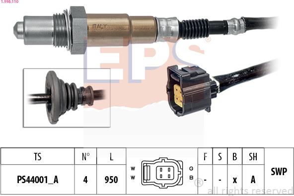 EPS 1.998.110 - Sonda lambda autozon.pro