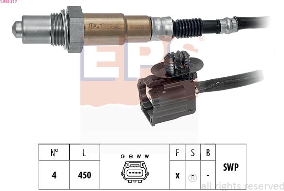 EPS 1.998.117 - Sonda lambda autozon.pro