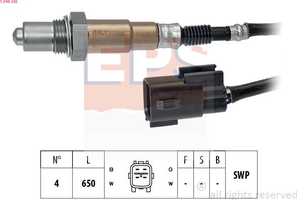 EPS 1.998.185 - Sonda lambda autozon.pro