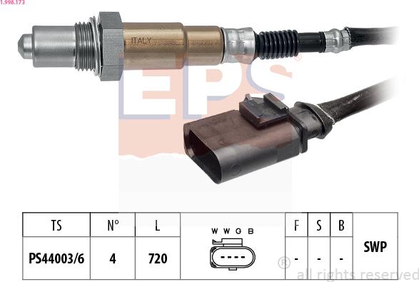 EPS 1.998.173 - Sonda lambda autozon.pro