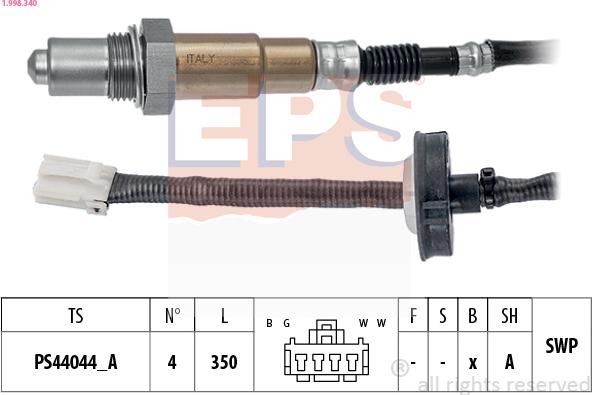 EPS 1.998.340 - Sonda lambda autozon.pro