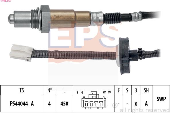 EPS 1.998.342 - Sonda lambda autozon.pro