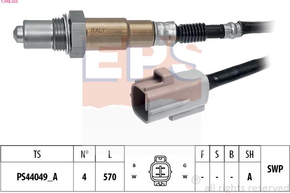 EPS 1.998.355 - Sonda lambda autozon.pro