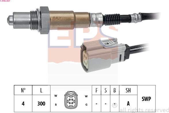 EPS 1.998.367 - Sonda lambda autozon.pro