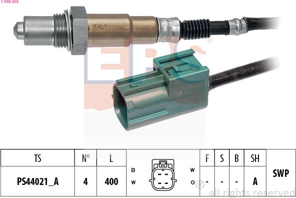 EPS 1.998.304 - Sonda lambda autozon.pro