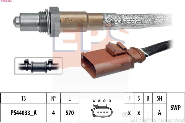 EPS 1.998.314 - Sonda lambda autozon.pro