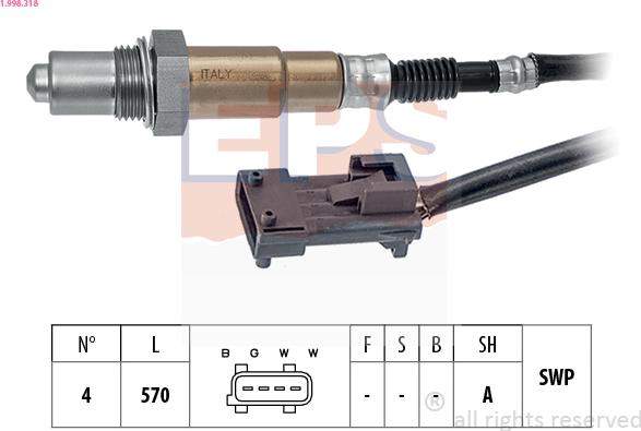 EPS 1.998.318 - Sonda lambda autozon.pro